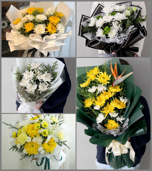 山东潍坊青州市谭坊镇白事花束代送